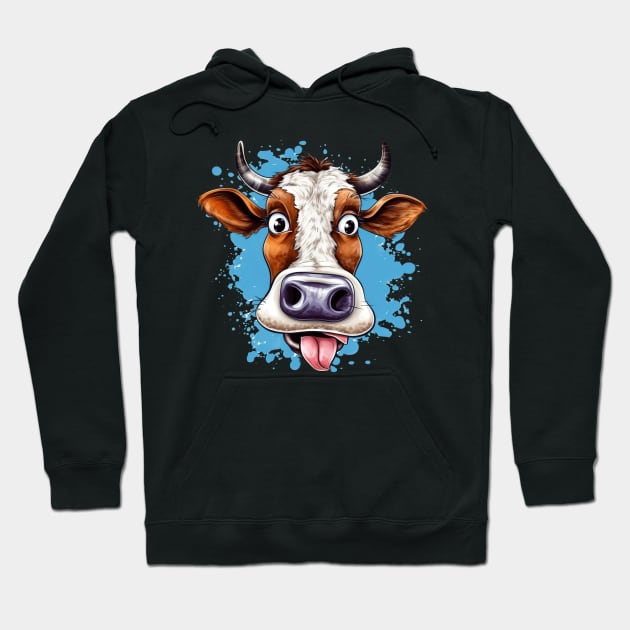 Cow Hoodie by Etopix